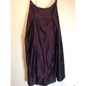 Vintage Y2K Scott McClintock Millennium2000 Metallic Purple Formal Maxi Skirt 14